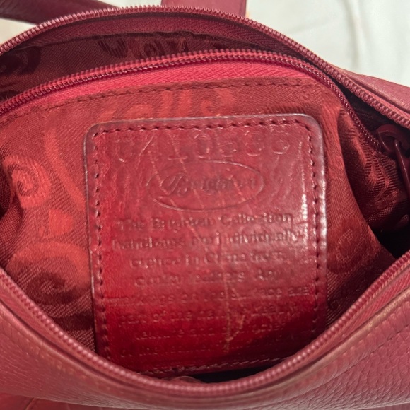 Vintage Y2K Brighton red leather handbag - Picture 9 of 16
